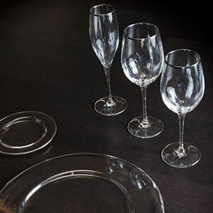 Illusion Ottico Platinium Edge Landhaus Glassware