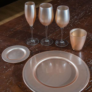 Linea Nuance Sand Perla Landhaus Glassware