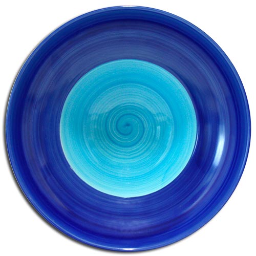 Doppel Blu deep plate cm.26 Landhaus Porcelain