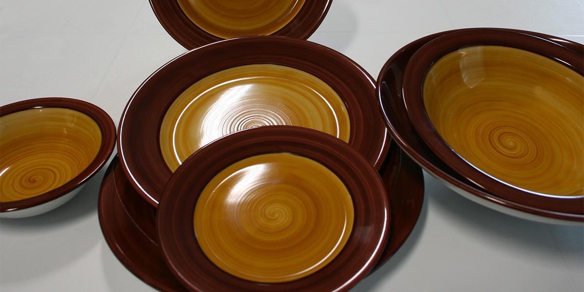 Doppel Brown Landhaus Porcelain