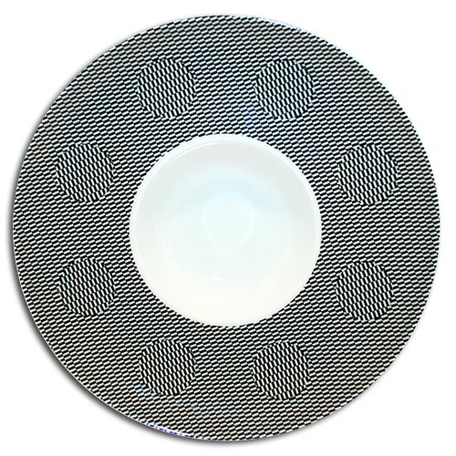 Illuzion gourmet plate cm.30 Landhaus Porcelain