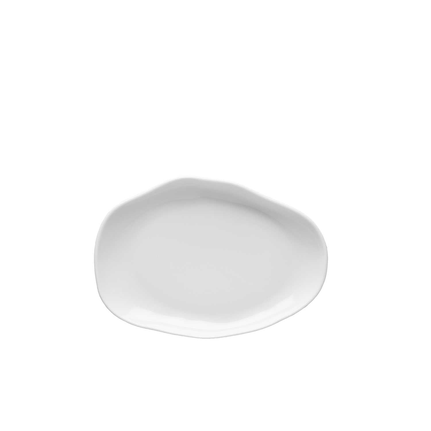 Nuvola oval plate cm.21x14,5 Landhaus Porcelain