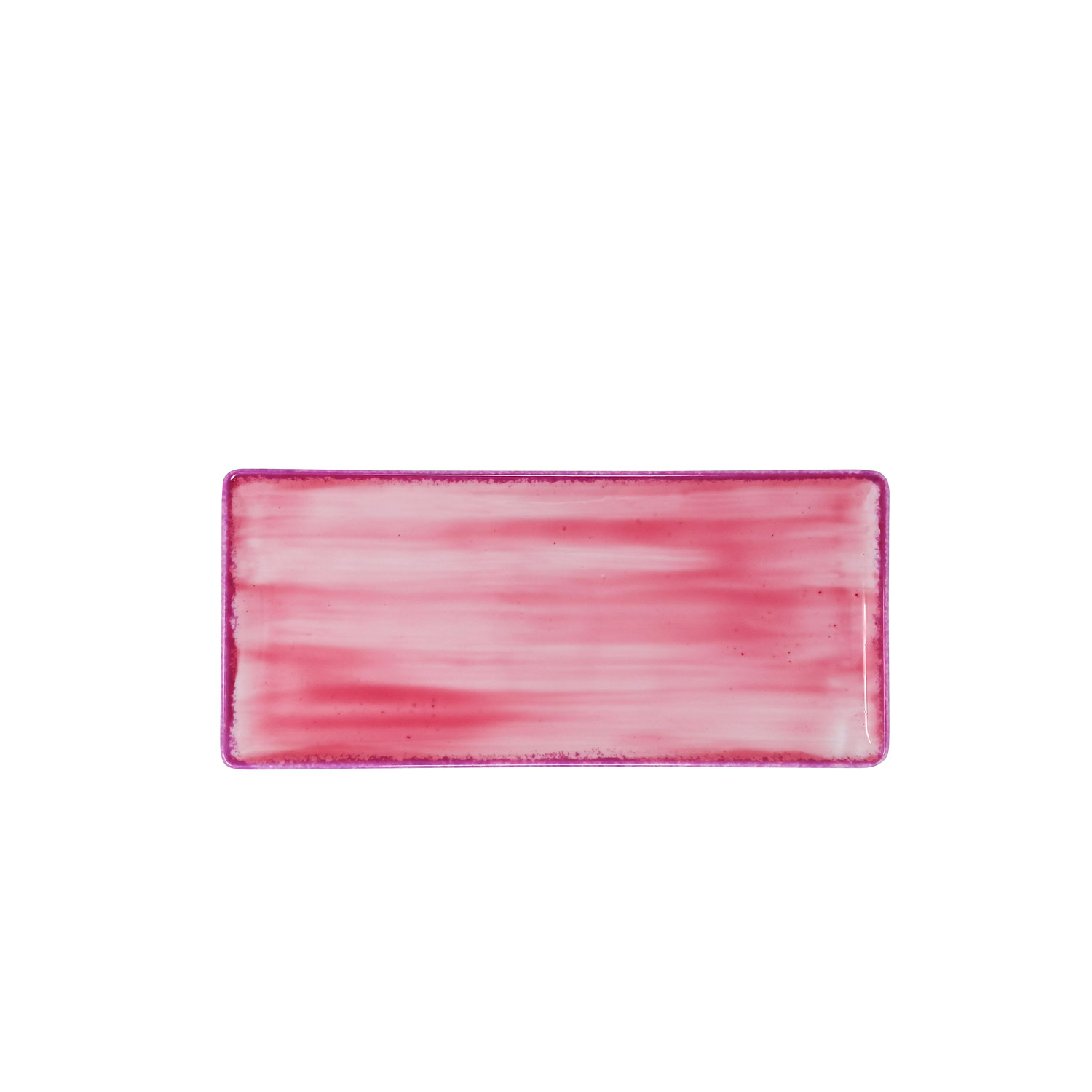 Pink Dream rectangular plate cm.29x13 Landhaus Porcelain