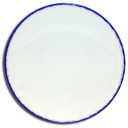 Spotrimmed Blu deep plate cm.30 Landhaus Porcelain