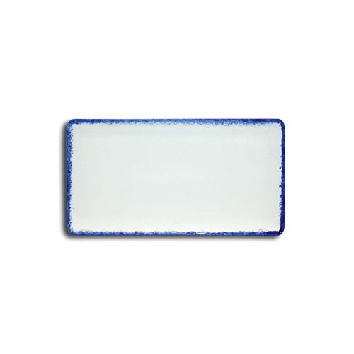 Spotrimmed Blu rectangular cm.24x13 Landhaus Porcelain